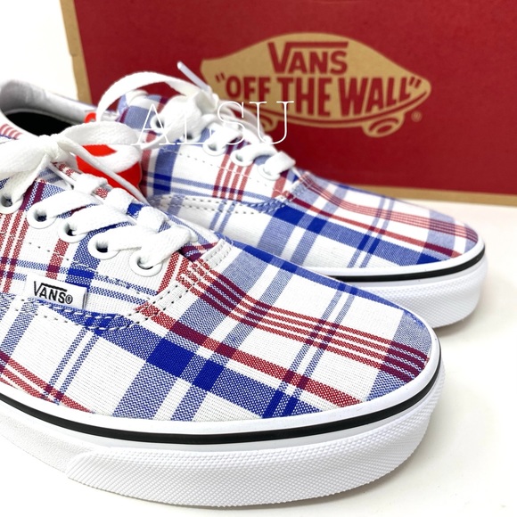 VANS ERA Plaid White Canvas Casual Skate Women’s Sneakers Size 6 VN0A4BV4VXW - Picture 7 of 15
